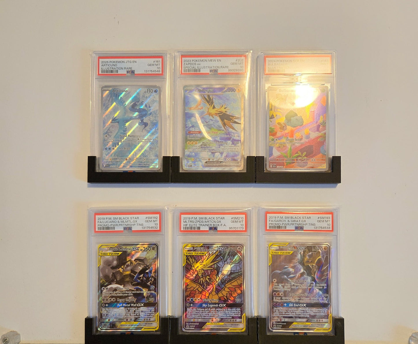 Black PSA Slab Wall Mount Holder