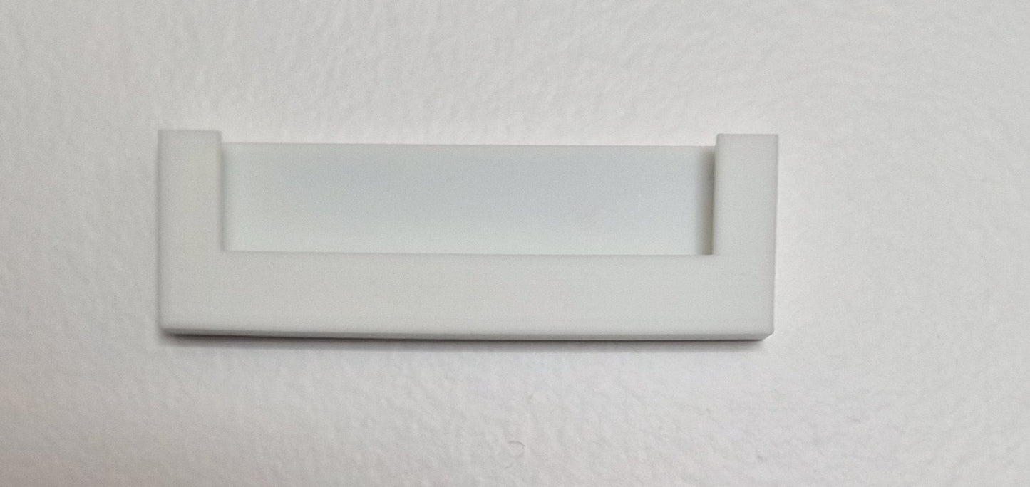 White PSA Slab Wall Mount Holder